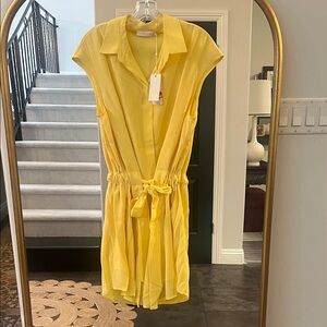 Tory Burch Sunny Yellow Mini Dress